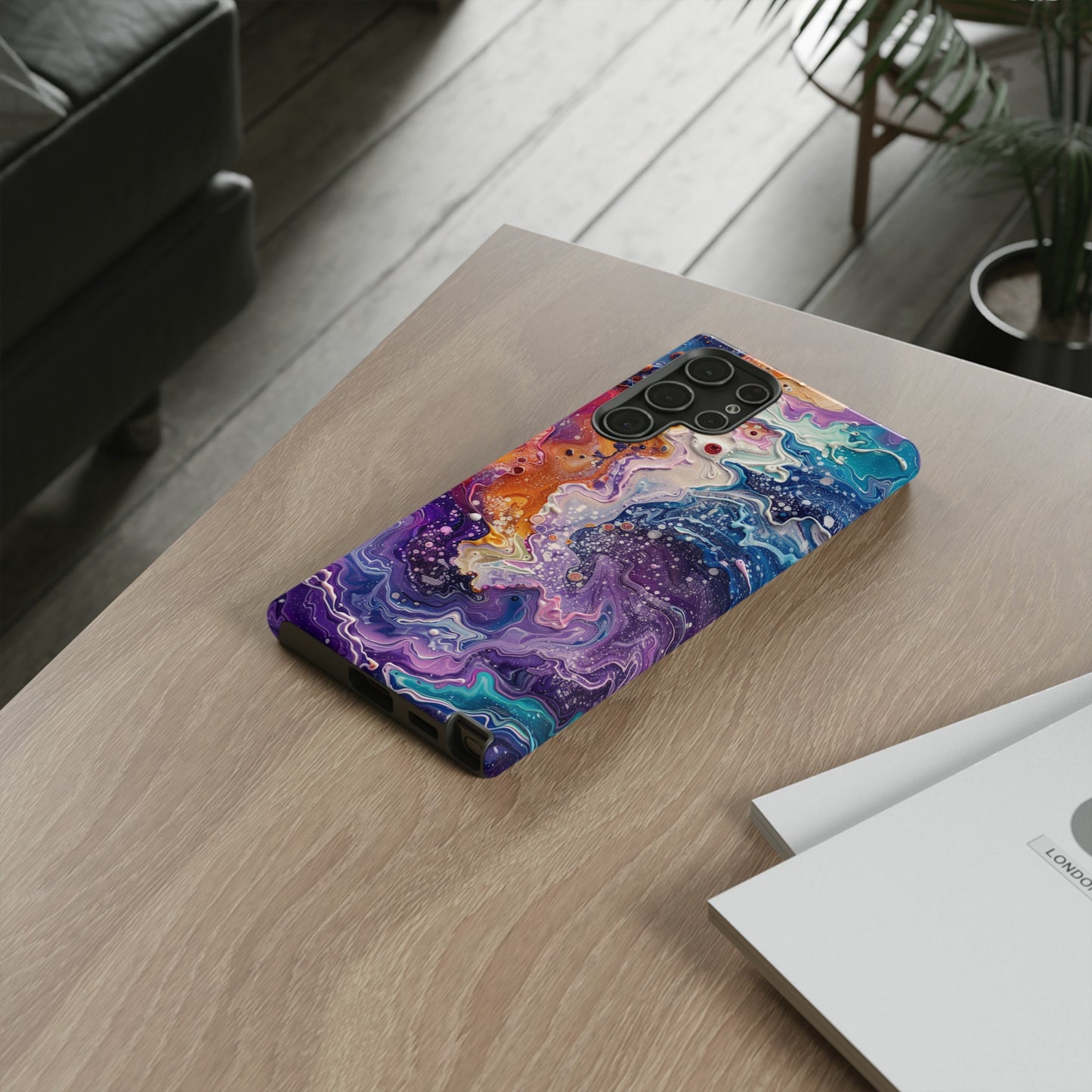 Trippy Psychedelic Color Waves Phone Case