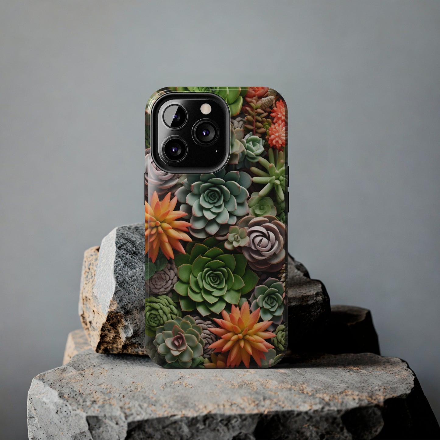 Succulent Desert Cactus Floral iPhone Case | Embrace the Beauty of Arid Elegance