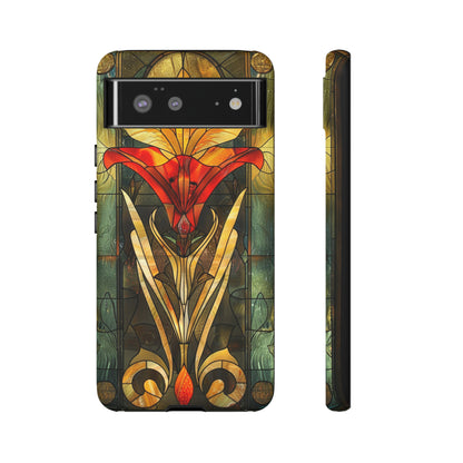 Art Deco Stained Glass floral Phone Case