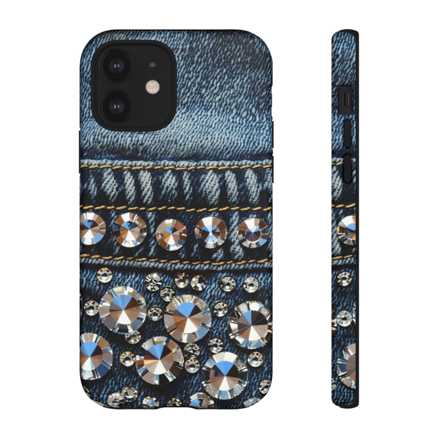 Blue Jean Queen Rhinestone Bling Phone Case