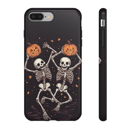 Dancing Skeletons with Jack-o'-Lanterns Phone Cover