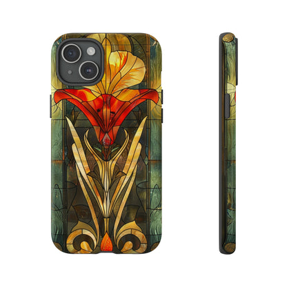 Art Deco Stained Glass floral Phone Case