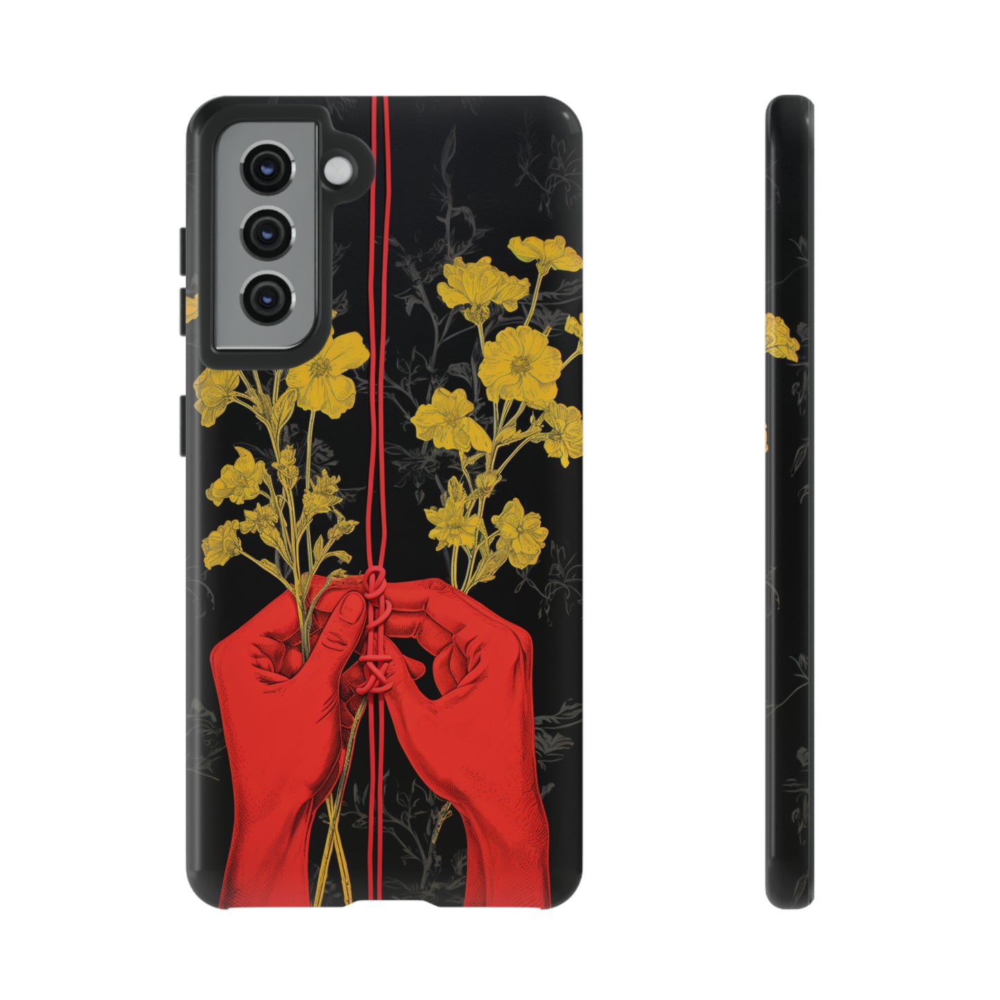 We Are All Connected Floral Phone Case