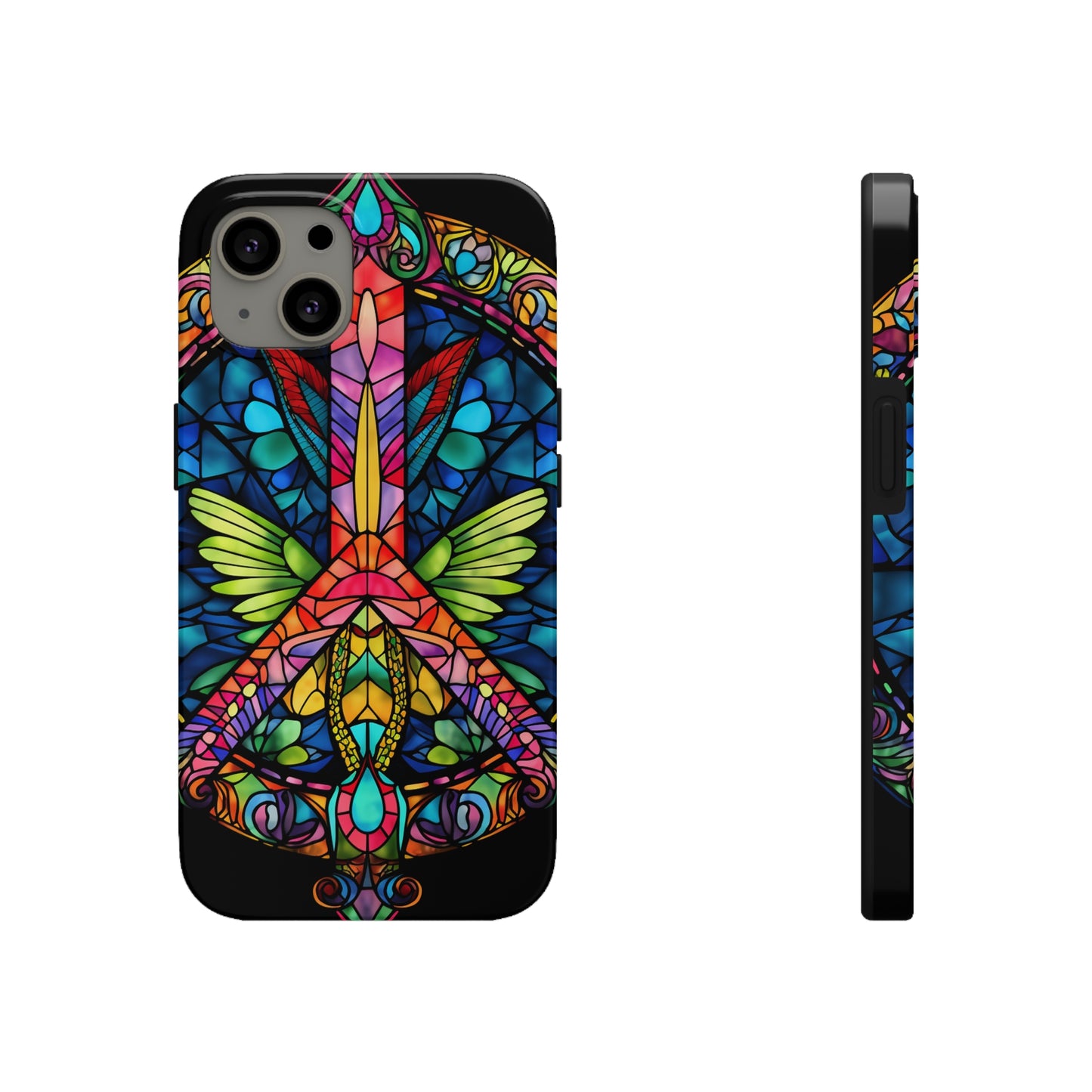 Trippy Floral Aesthetic Protective Case for iPhone