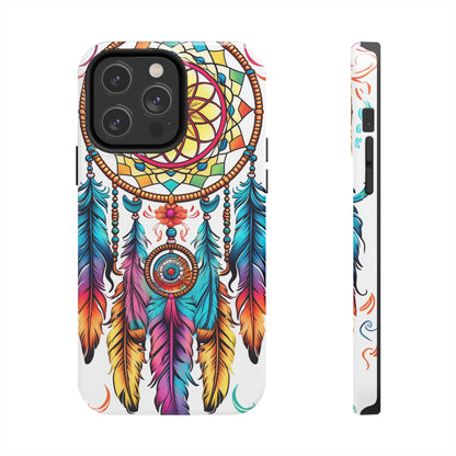 Psychedelic Native American Dreamcatcher iPhone Case | Fusion of Art and Cultural Heritage