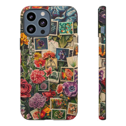 Vintage Floral Stamps Phone Case