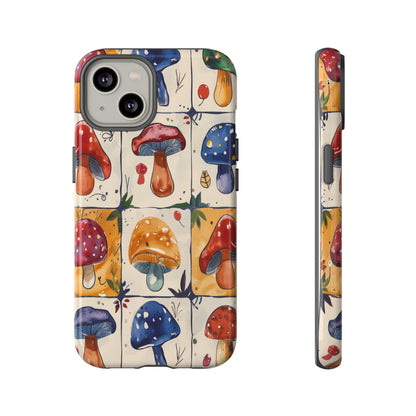 Trippy Magic Mushroom Toadstools Phone Case