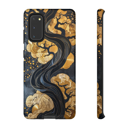 Gold and Silver Tree of Life Design Phone Case