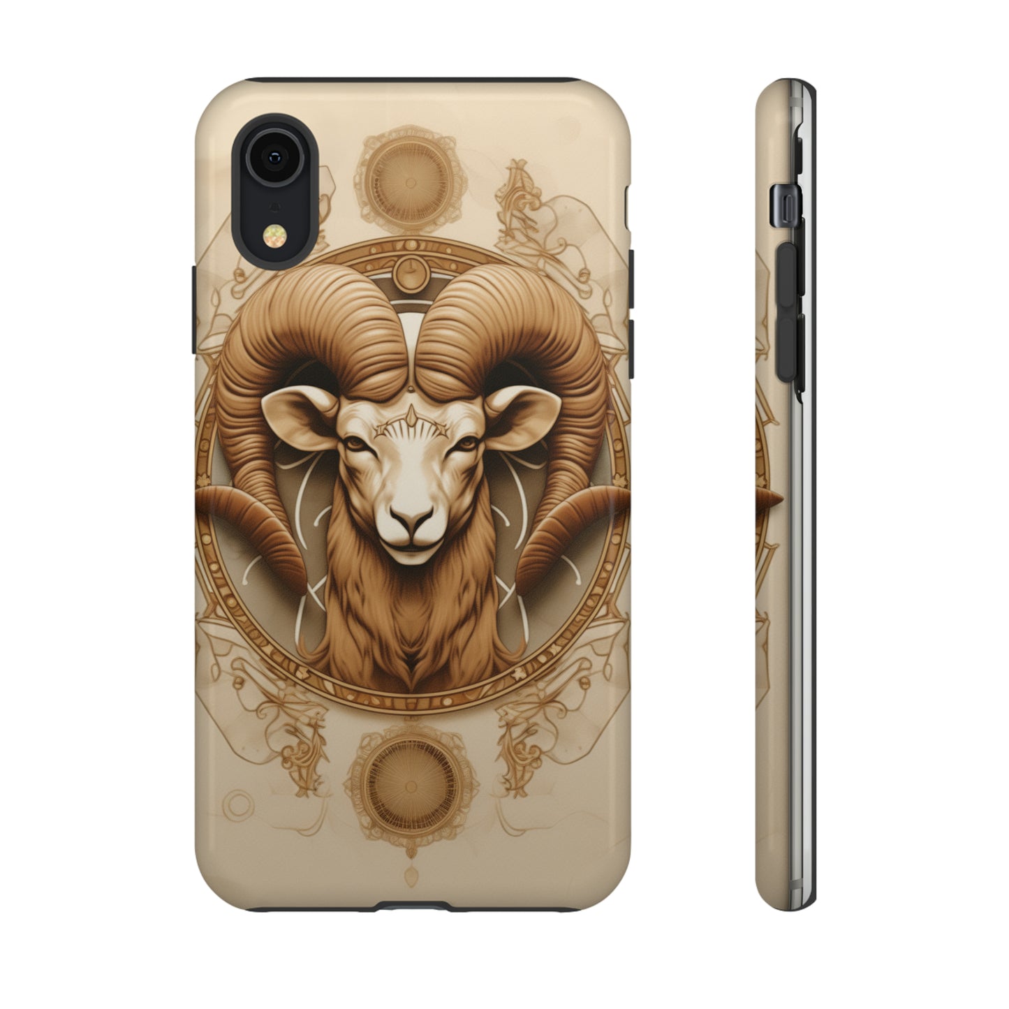 Aries Astrology Stained Glass Phone Case