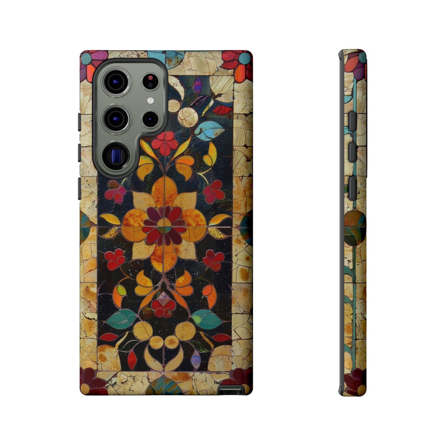 Azulejo Porcelain Vintage Tile Mediterranean Design Phone Case