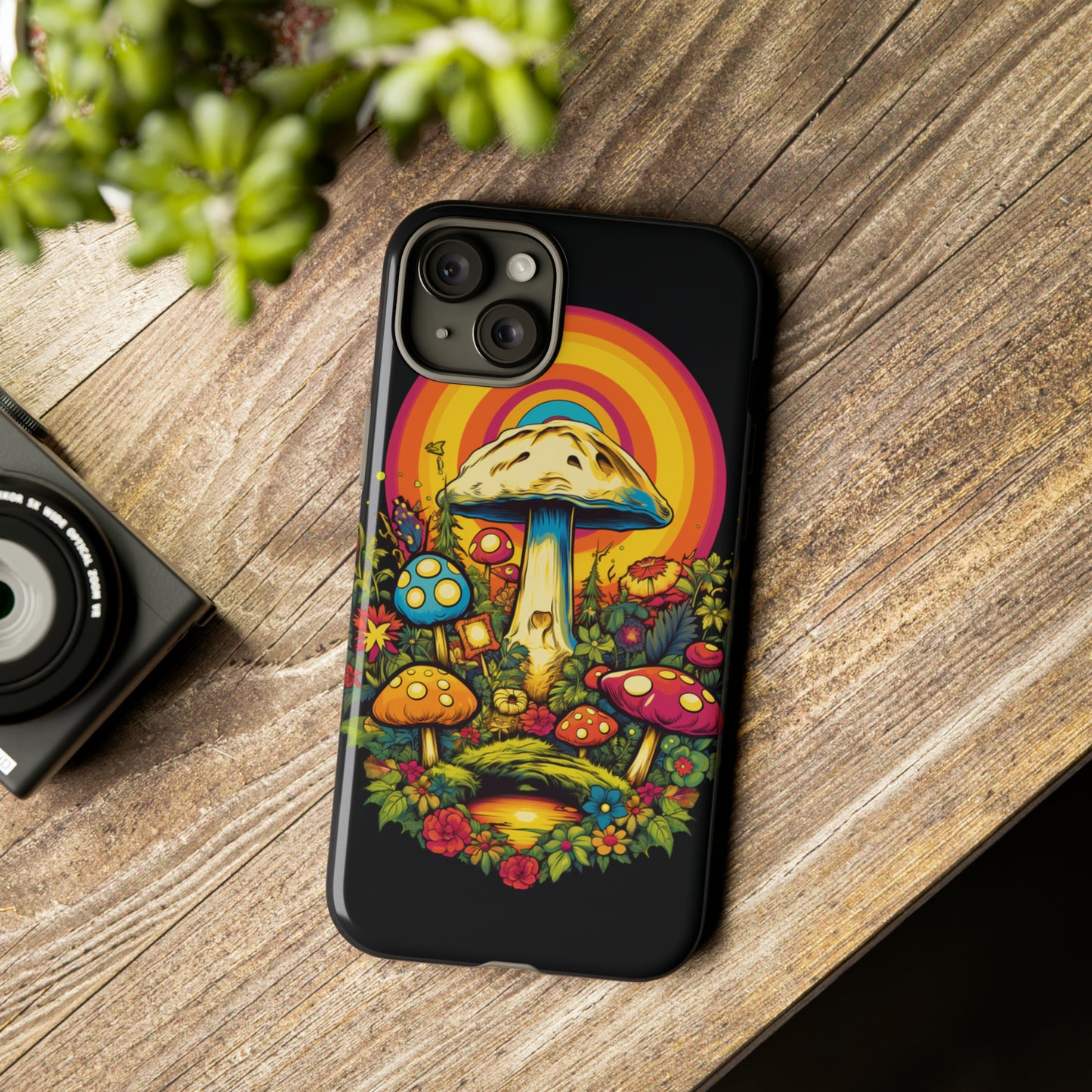 Psychedelic Art Mushroom Phone Case