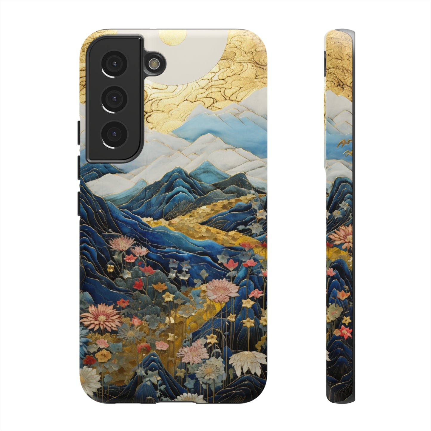 Chiyogami Floral Tough iPhone Case Japanese Boho