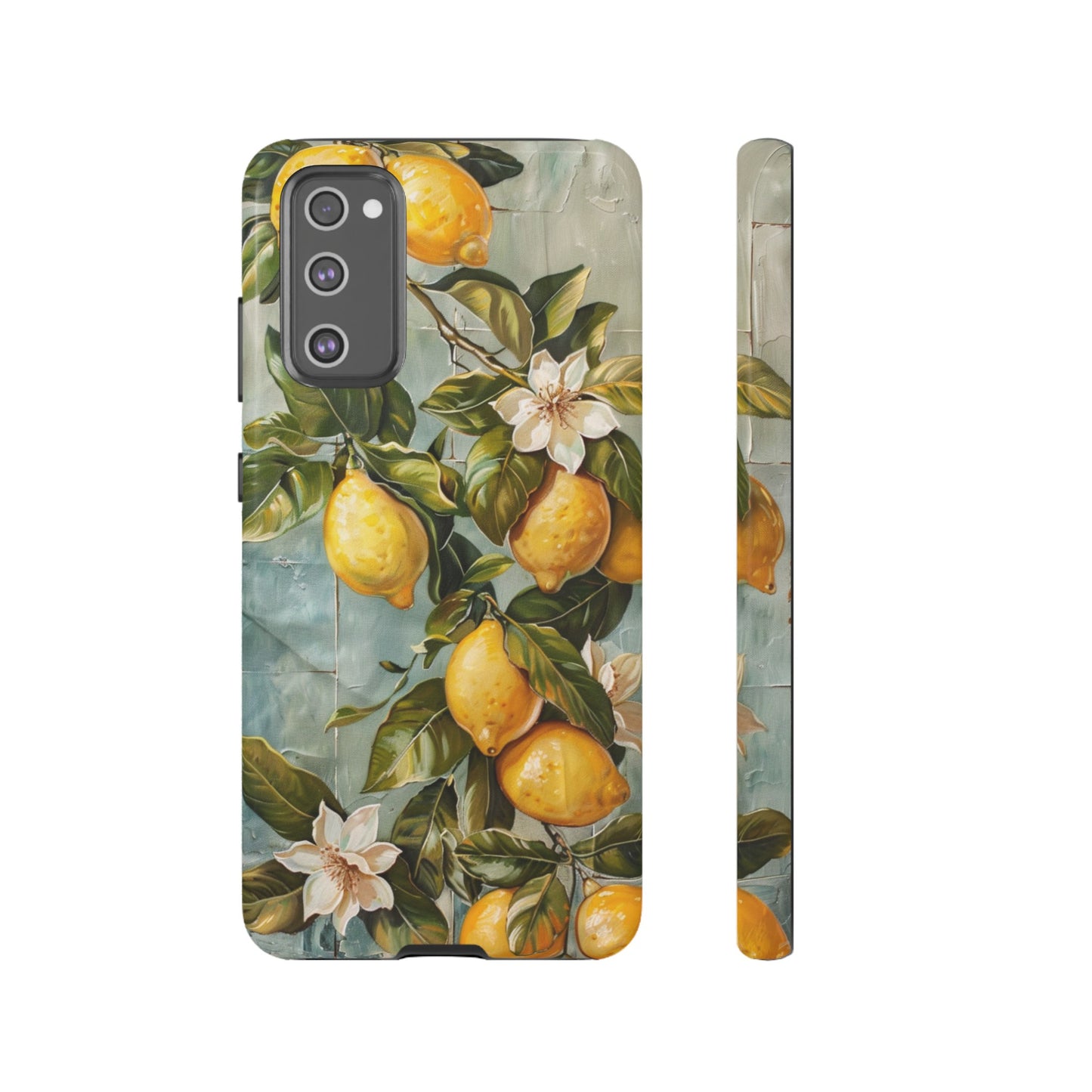 Mediterranean Lemon Tile Oil Painting iPhone 13 Case