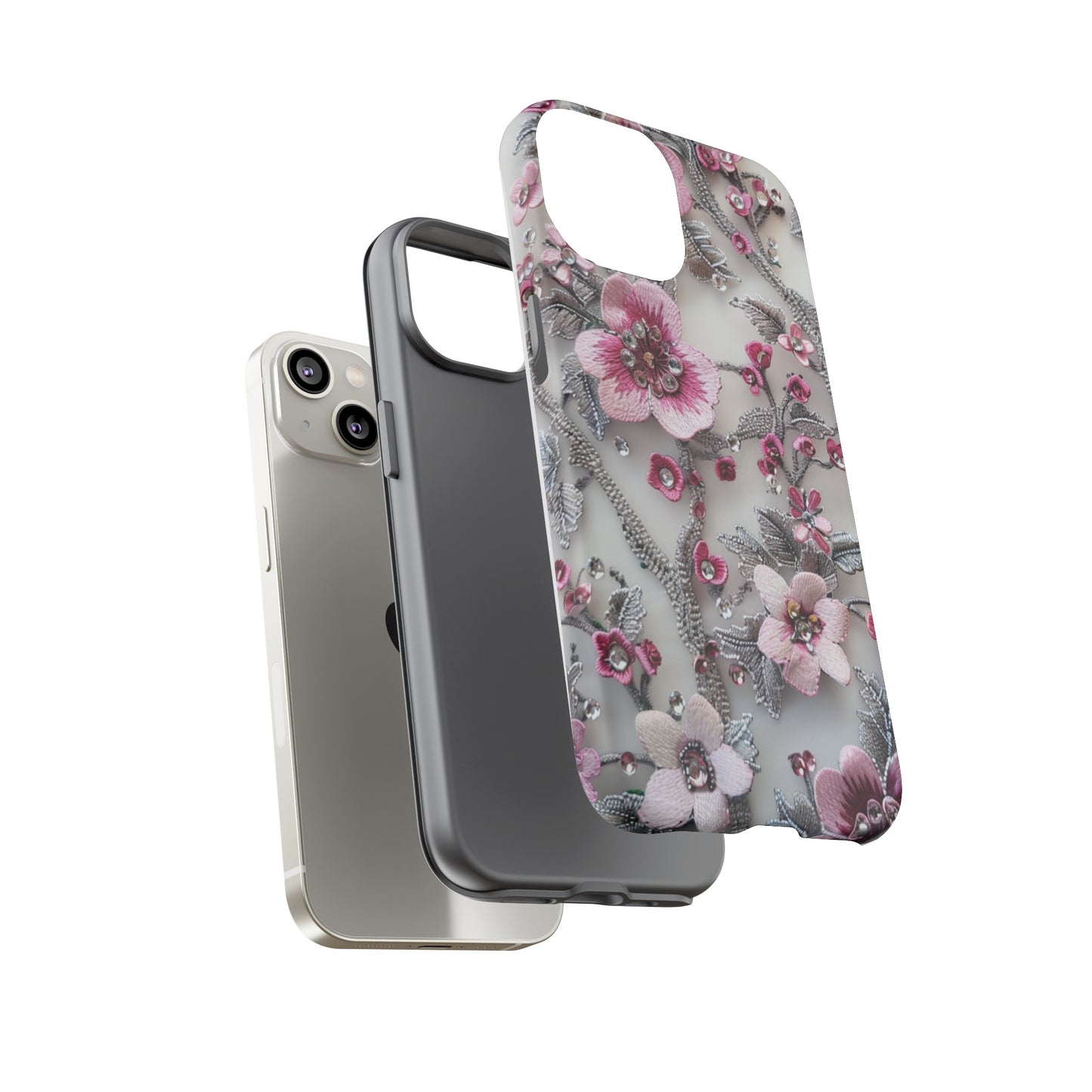 Coquette Aesthetic Floral Art iPhone 12 Case