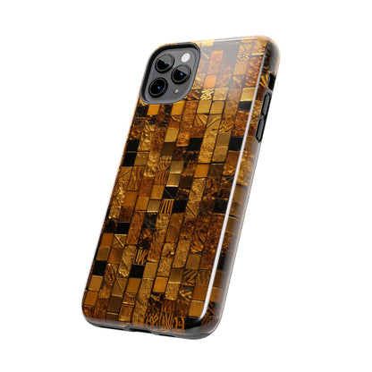 Golden Tile iPhone Case | Add Glamour and Elegance to Your Device