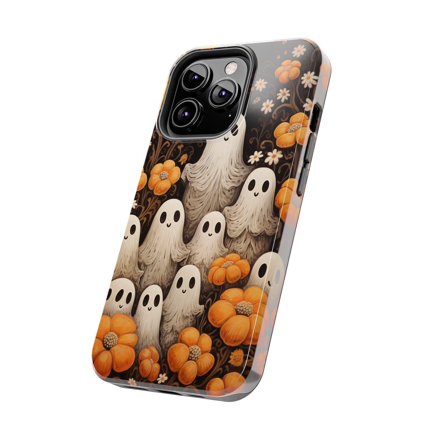 Ghostly Greetings: "Boo Trick or Treat" | Spooky Halloween Spirits iPhone Case