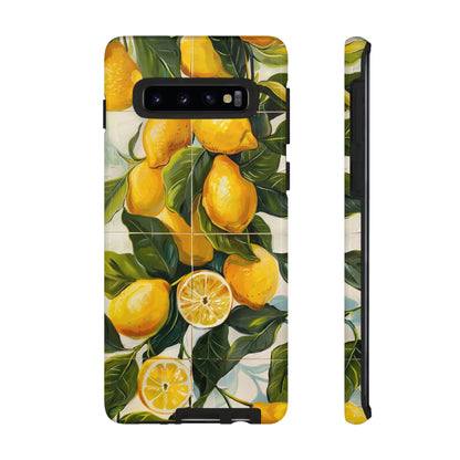 Mediterranean Lemon Italian Tile iPhone 14 Case