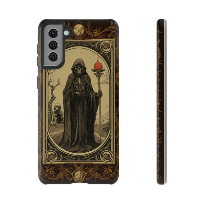 Death's Embrace: The Reaper Tarot Card