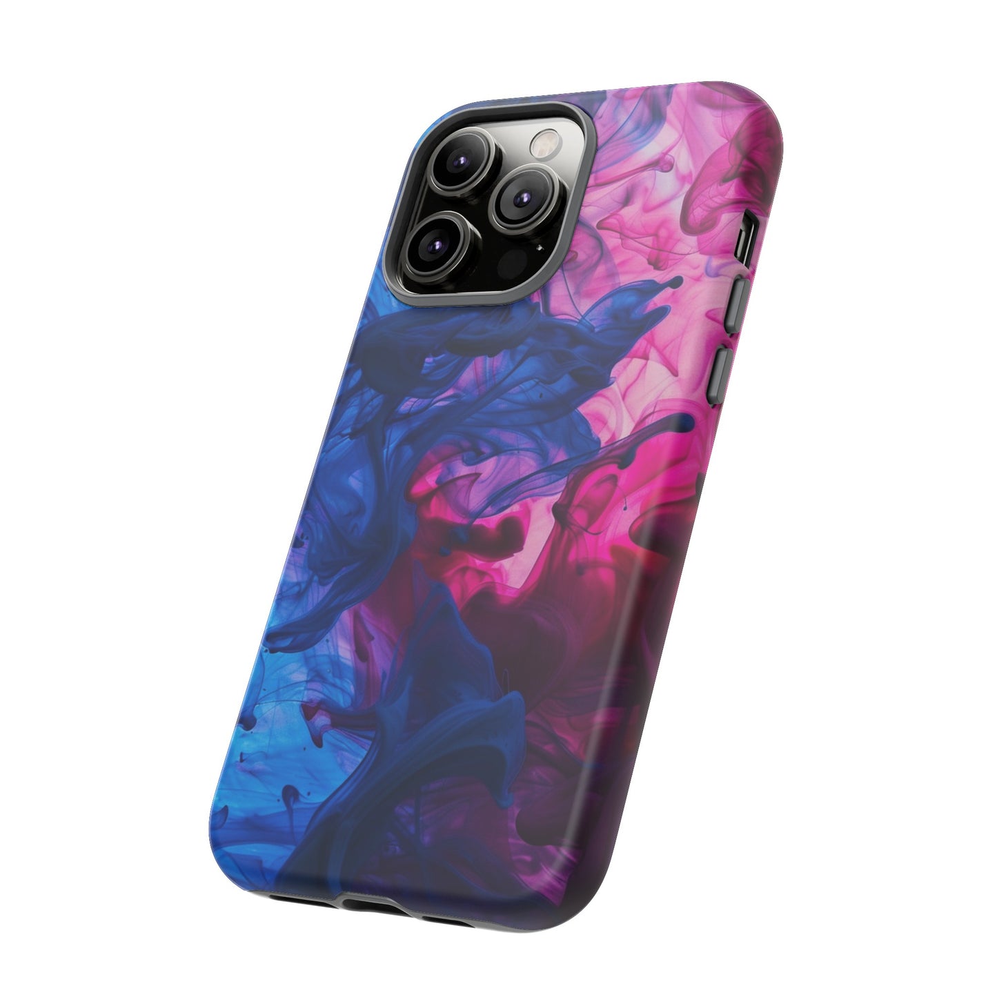 Magenta and Blue Color Explosion Phone Case