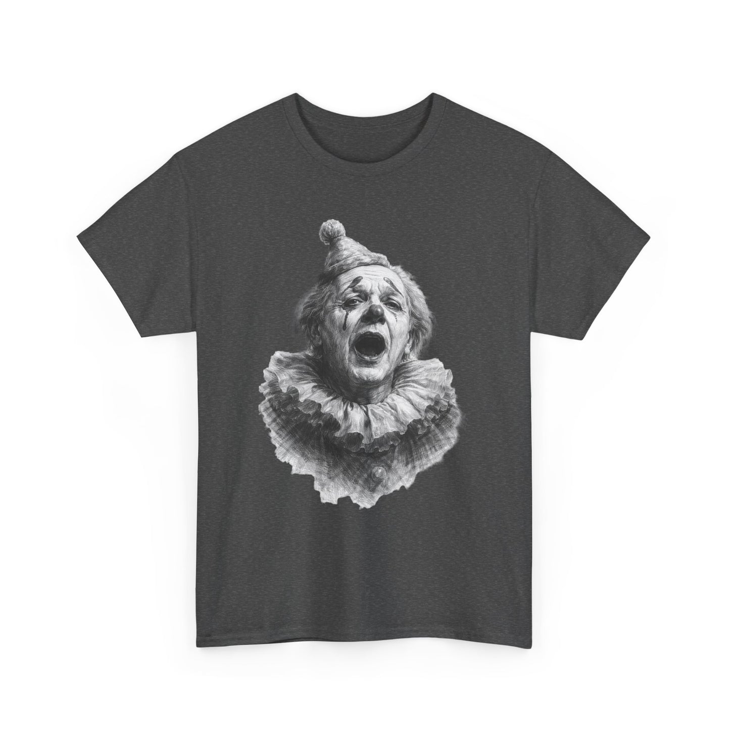 Vintage Sad Clown Opera T Shirt Italian Performer Art Tee