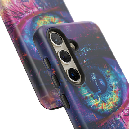 Eye of the Beholder Cyberpunk Art Phone Case