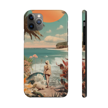 A Day at the Beach iPhone Tough Case | Embrace the Serenity of Coastal Living with Reliable Protection
