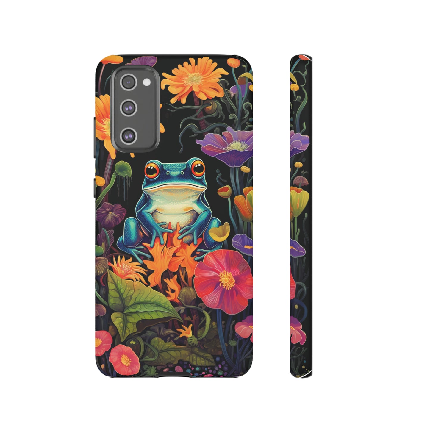 Floral Frogs Elegance Phone Case for Google Pixel, iPhone & Samsung Galaxy