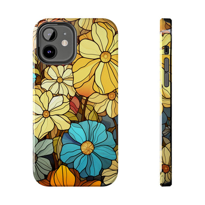 Kaleidoscopic Elegance: Stained Glass Vintage Floral iPhone Case – Timeless Beauty Illuminated