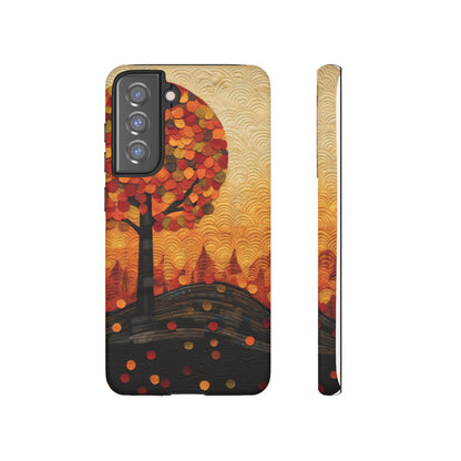 Autumn iPhone Case, Forest Embroidered Style Phone Case