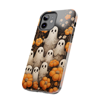 Ghostly Greetings: "Boo Trick or Treat" | Spooky Halloween Spirits iPhone Case