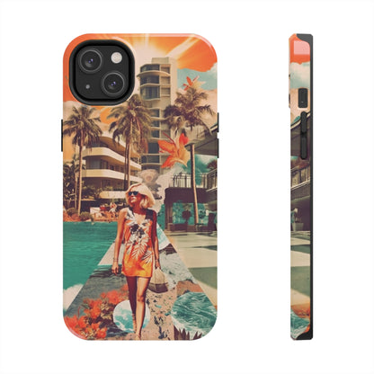 A Day at the Beach iPhone Tough Case | Embrace the Serenity of Coastal Living with Reliable Protection