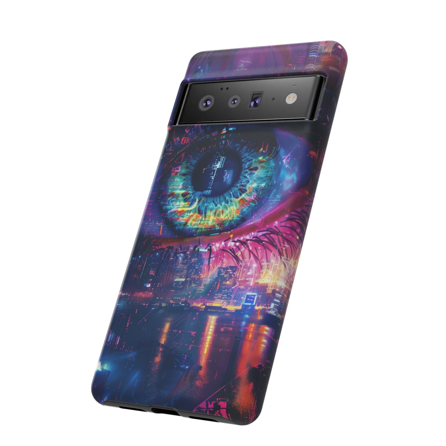 Eye of the Beholder Cyberpunk Art Phone Case