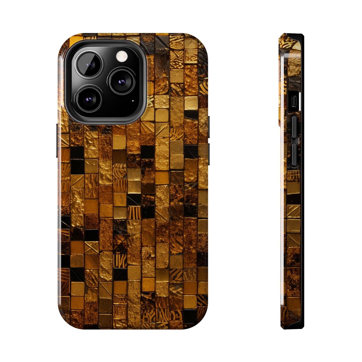 Golden Tile iPhone Case | Add Glamour and Elegance to Your Device