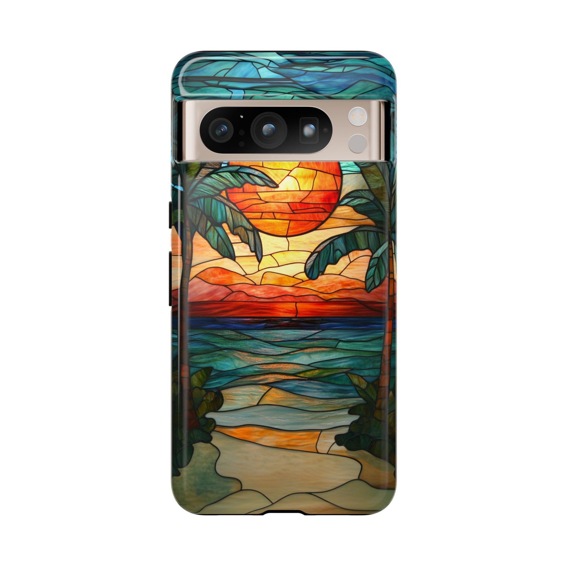 Artistic tropical phone case for Google Pixel