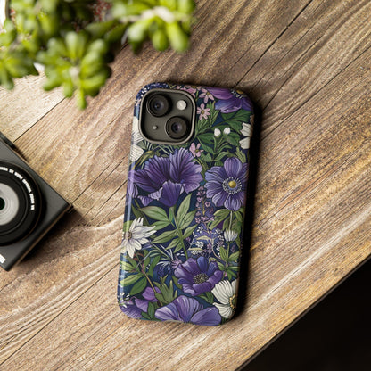 Floral Sage Purple Wildflower Phone Case