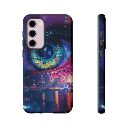 Eye of the Beholder Cyberpunk Art Phone Case