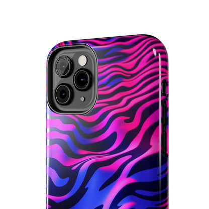 Wild Illusion: Trippy Tiger Stripes Mystique | Dynamic iPhone Case