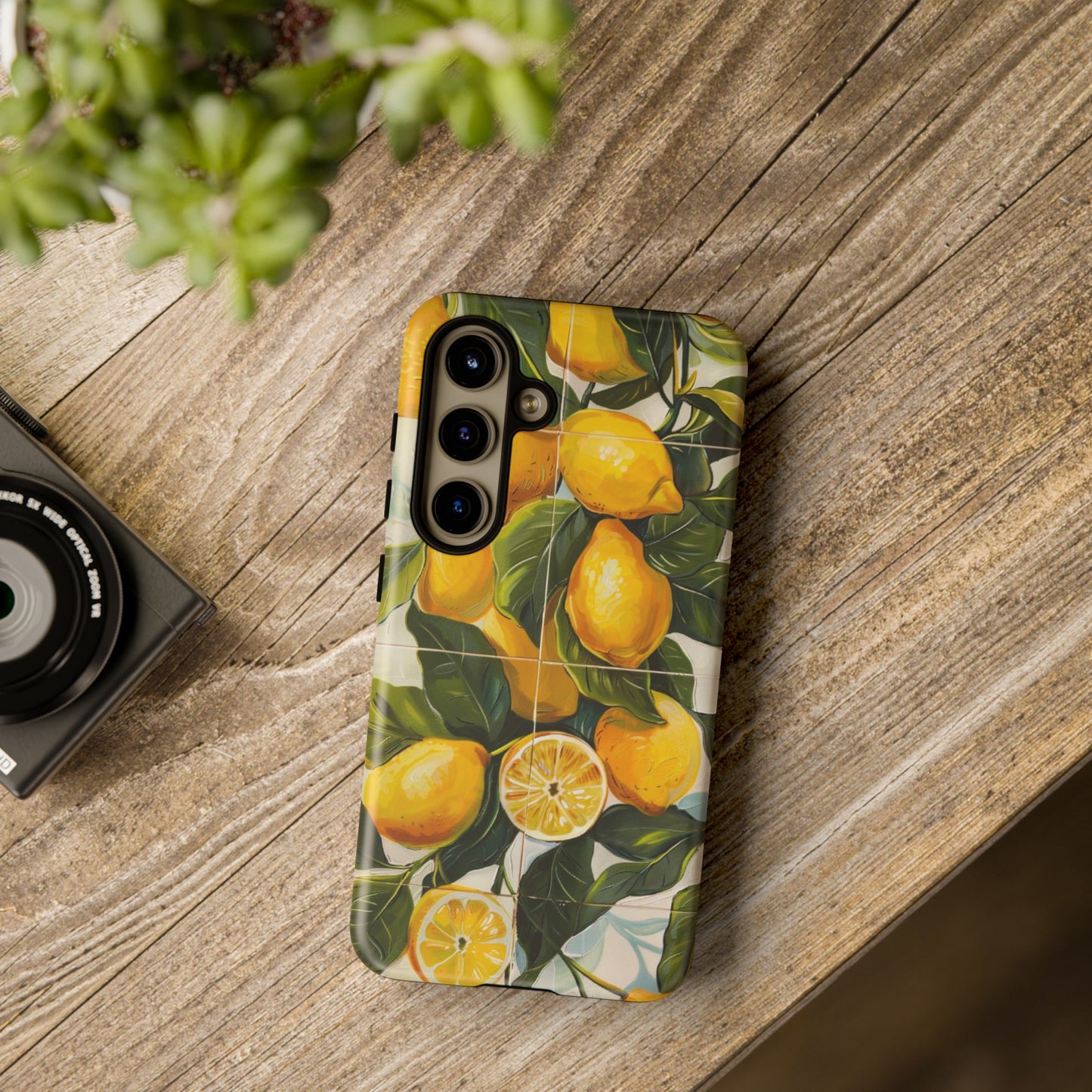 Mediterranean Lemon Italian Tile iPhone 14 Case