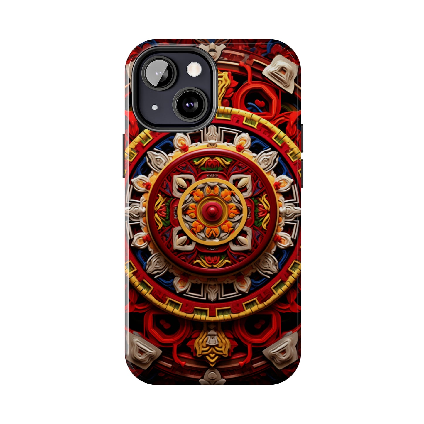 Mystical Visions: Psychedelic Tibet Mandala | Buddhist iPhone Case