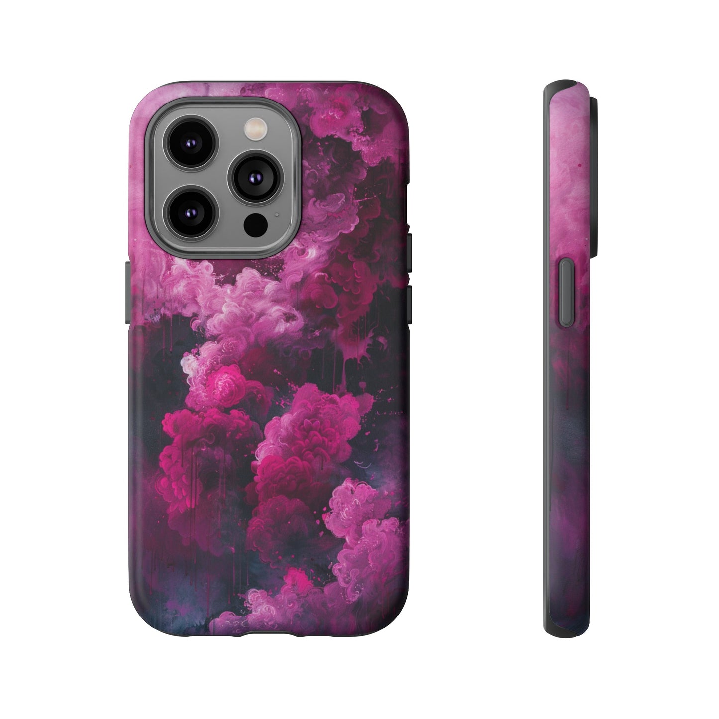 Magenta and Blue Color Explosion Phone Case