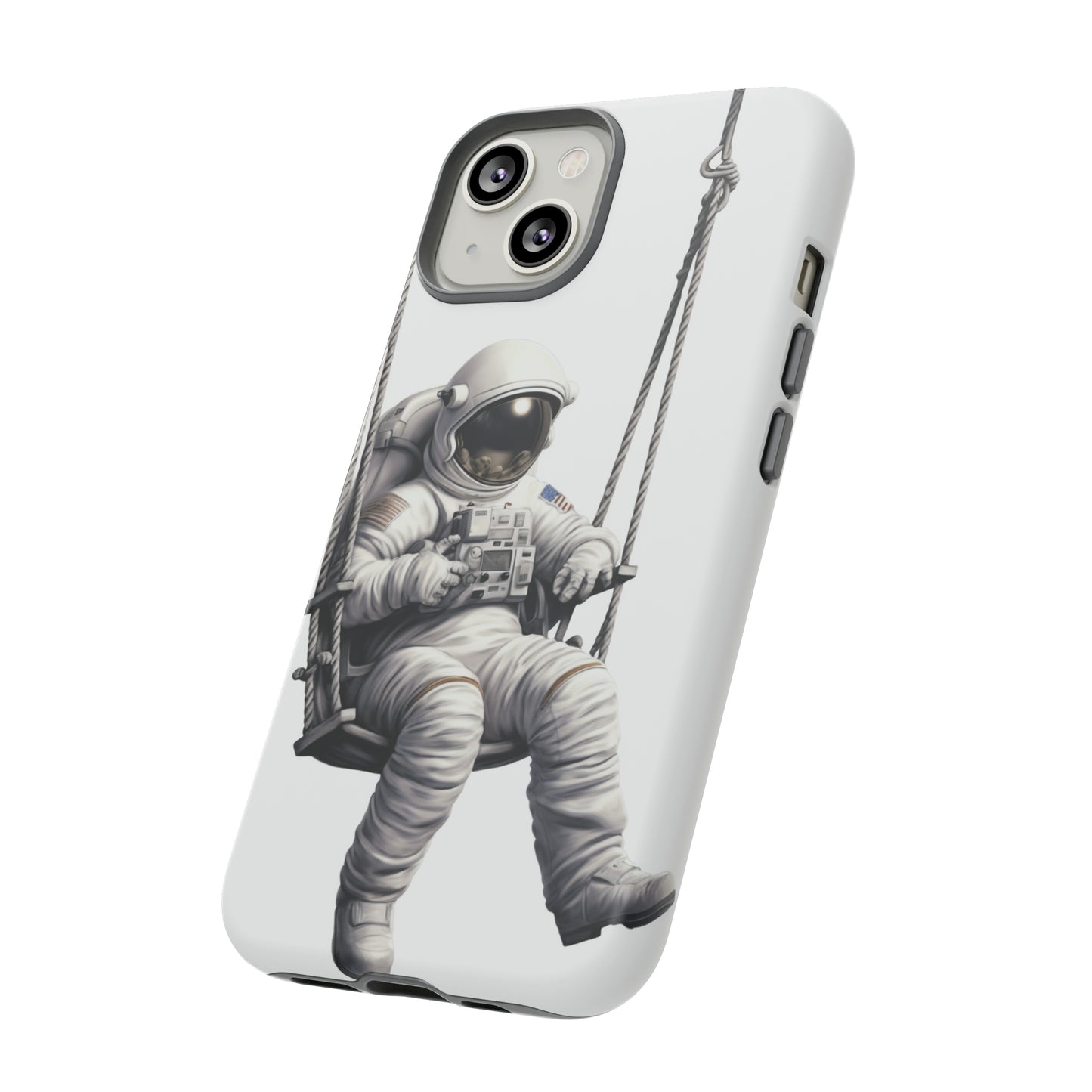 Astronaut on a Swing Phone Case