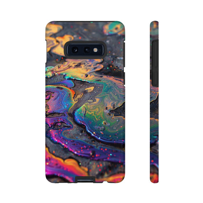 Opalescent Marbled Holographic Print Phone Case