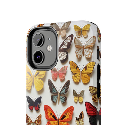 Elegant Embroidery: Delicate Butterfly iPhone Case – Crafted with Precision