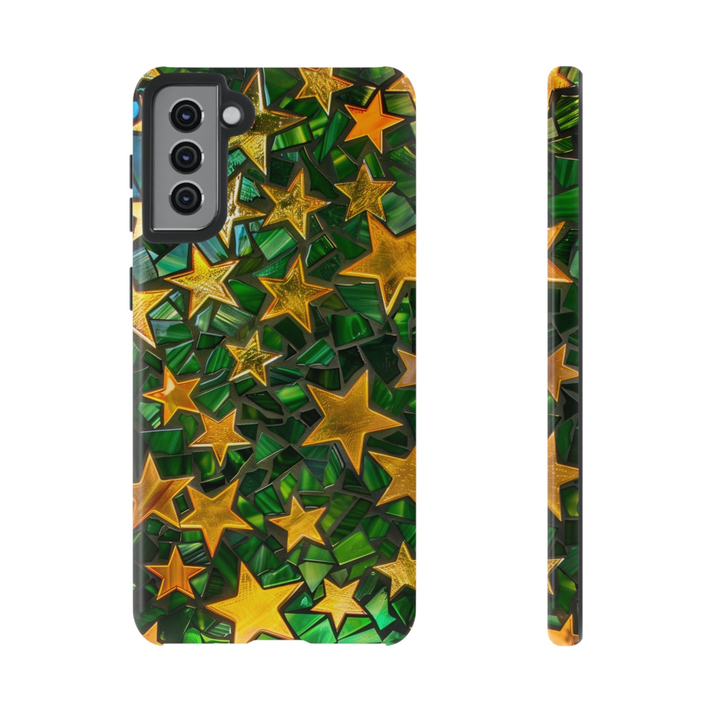 Green Celestial Stained Glass Mosaic Phone Case