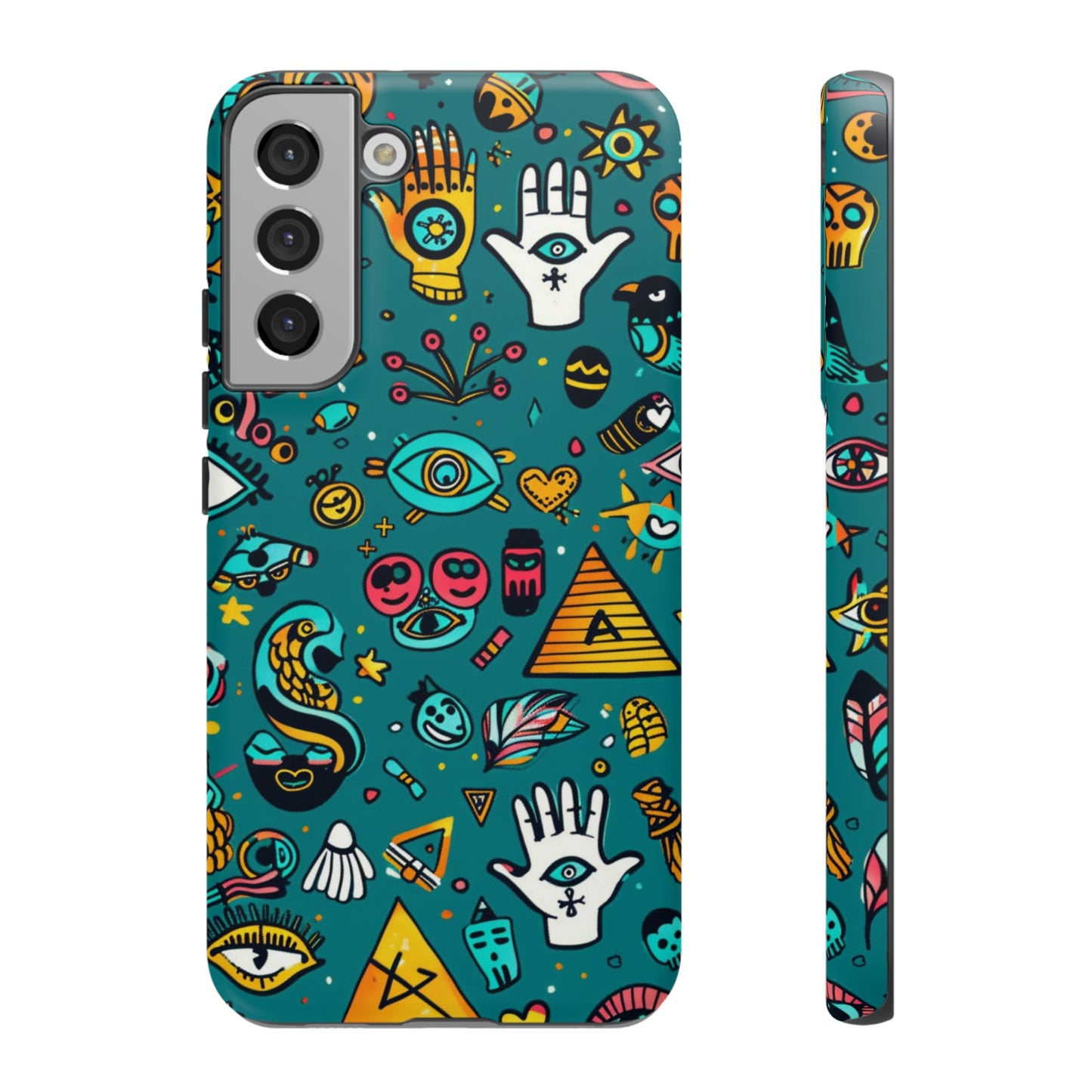 UFOs and Ancient Egypt Talisman Collage Phone Case