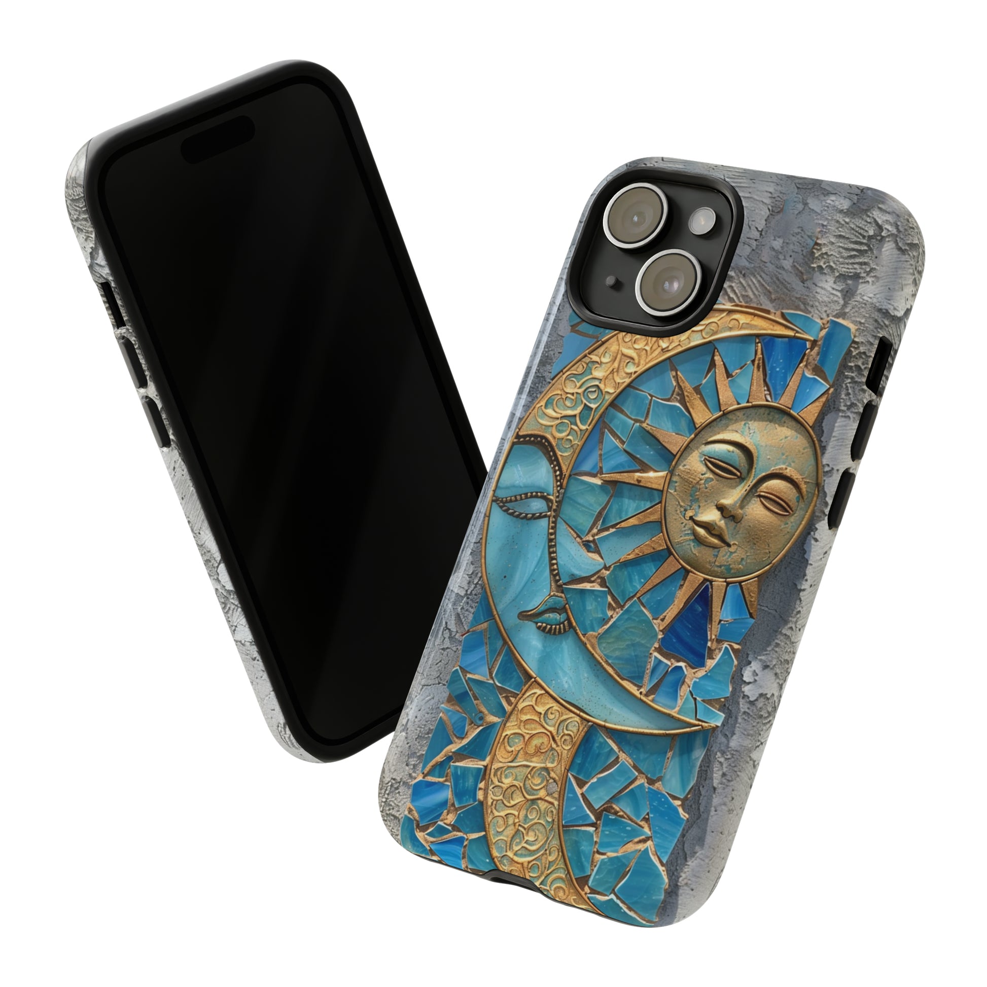 Sun and moon phone case