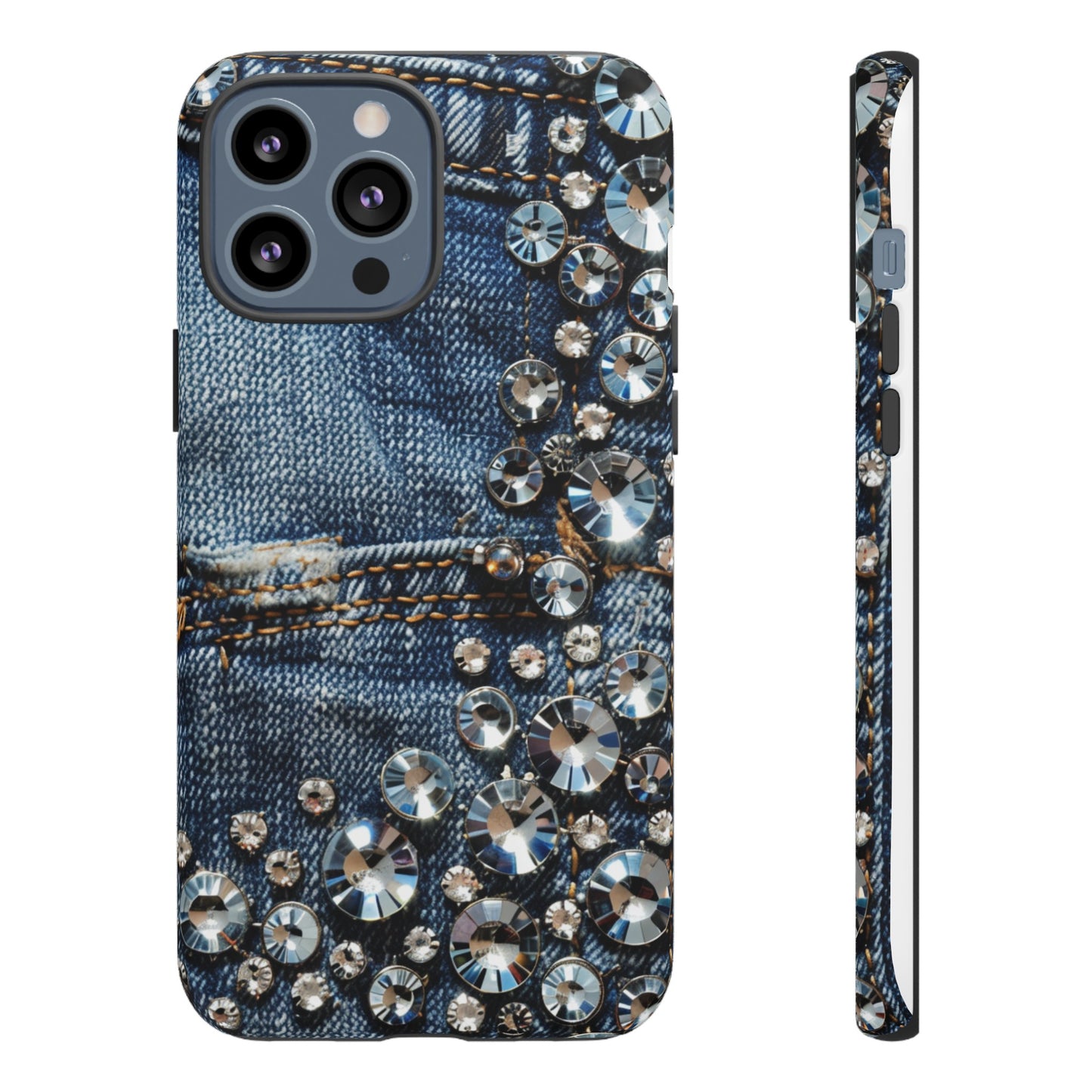 Blue Jean Queen Rhinestone Bling Phone Case