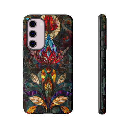 Art Deco Stained Glass floral Phone Case