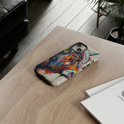 Whole Lotta Bull Abstract Phone Case