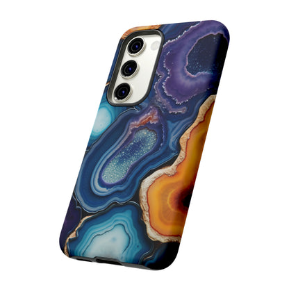 Agate Slice Geode Elegance: Natural Beauty Phone Case